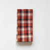 Orange Plaid Napkin