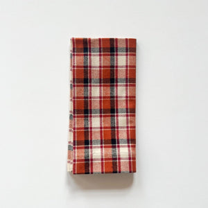 Orange Plaid Napkin
