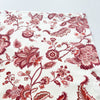 Red Floral Poplin Napkin