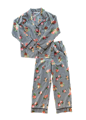 Cotton Voile Long Pajama Set