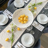 Dobby Fringe Table Runner