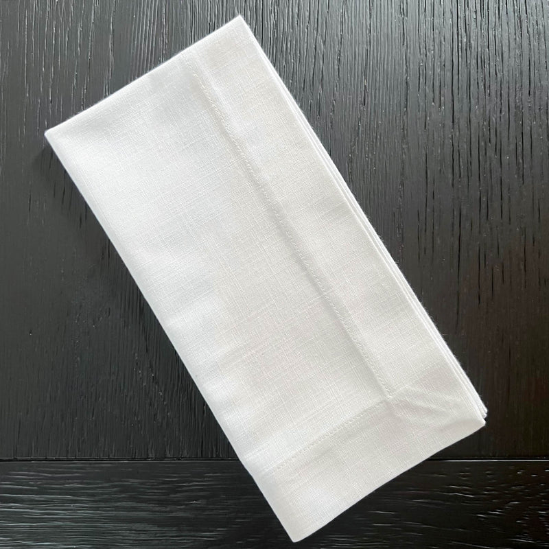 White Linen Napkin – KATIE FARNAN