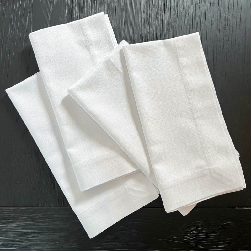 White Linen Napkin