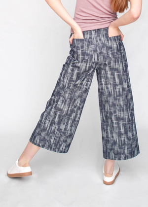 Wide Leg Sailor Trouser