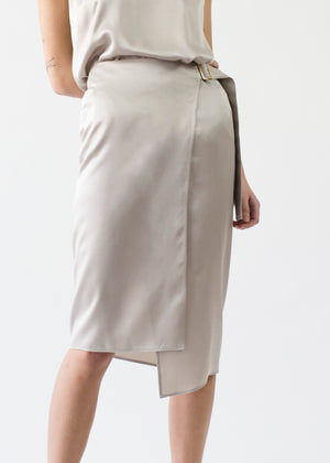 Silk Wrap Skirt