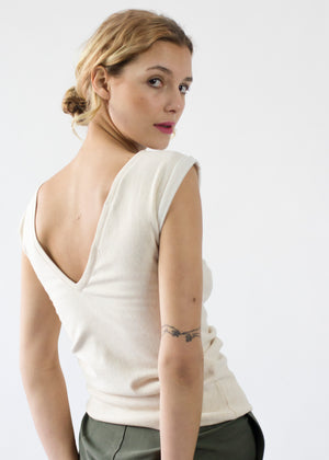 Rolled Shoulder Sweater