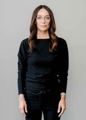 Reverse Deep V Sweater