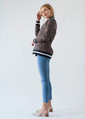 Sage-Rose Blazer Bomber
