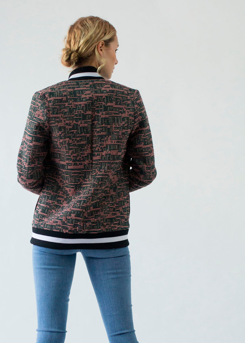 Sage-Rose Blazer Bomber