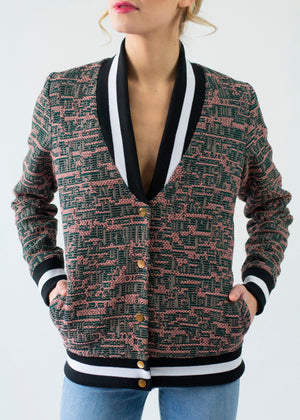 Sage-Rose Blazer Bomber