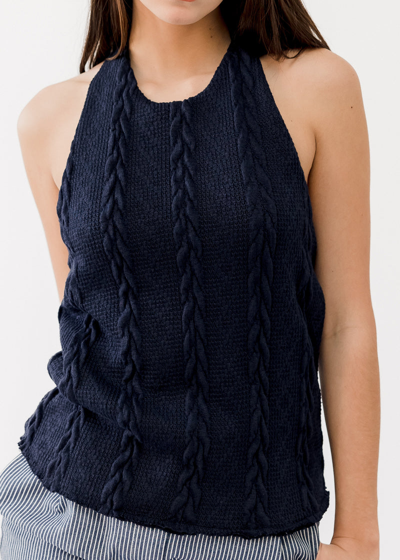 Cable Knit Halter