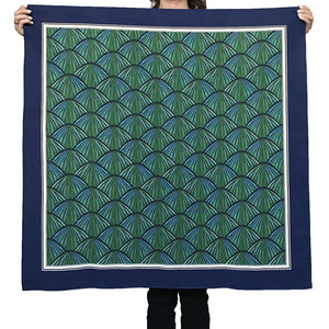 Palm Frond Silk Scarf